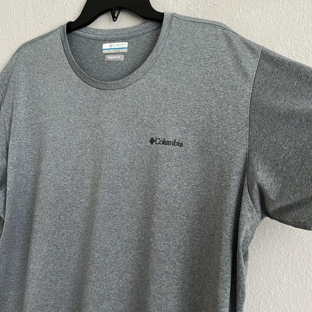 Columbia  Mens Gray Omni Wick Short Sleeve regular fit XL - Picture 2 of 6